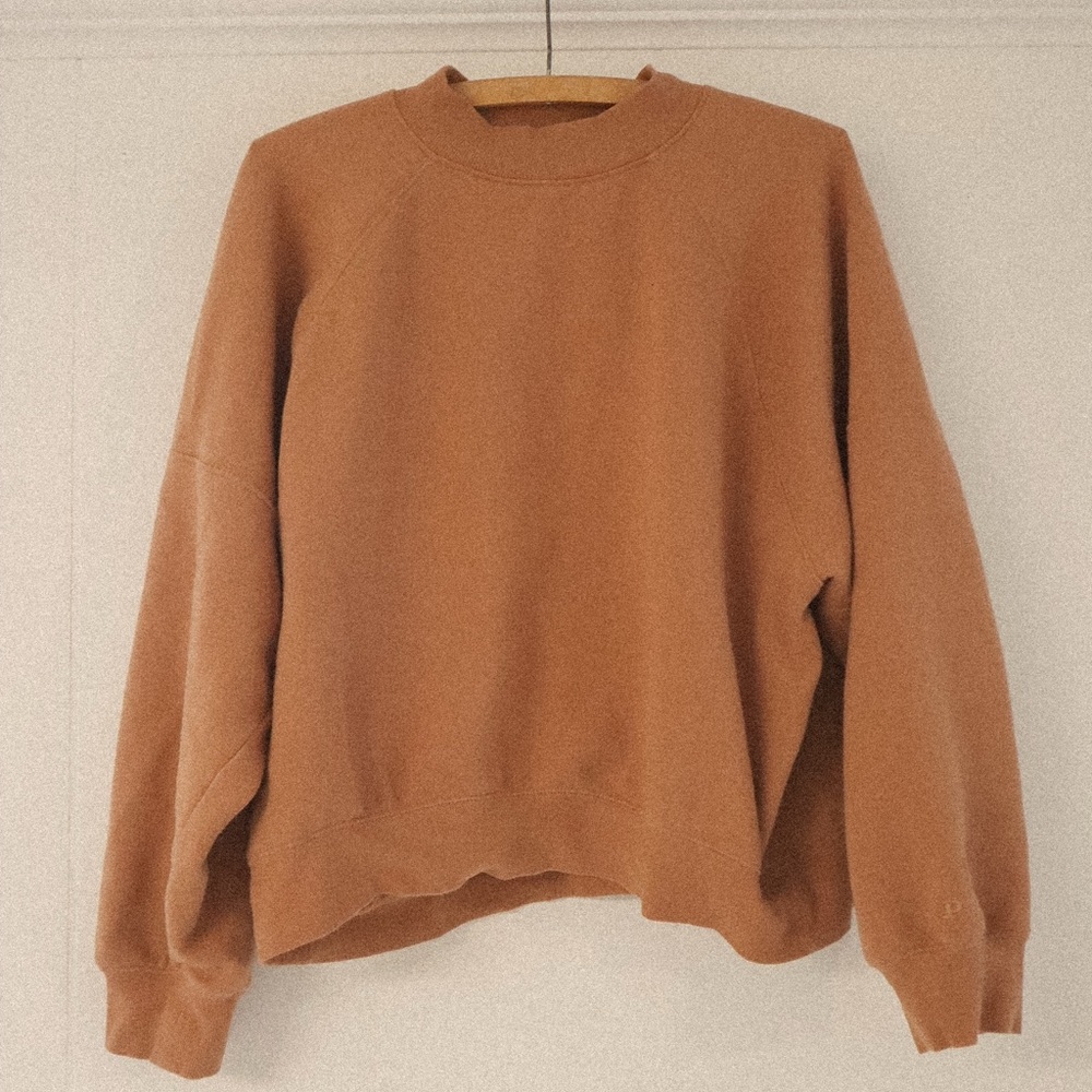 PINK Victoria's Secret Warm Brown Crew Neck Sweater